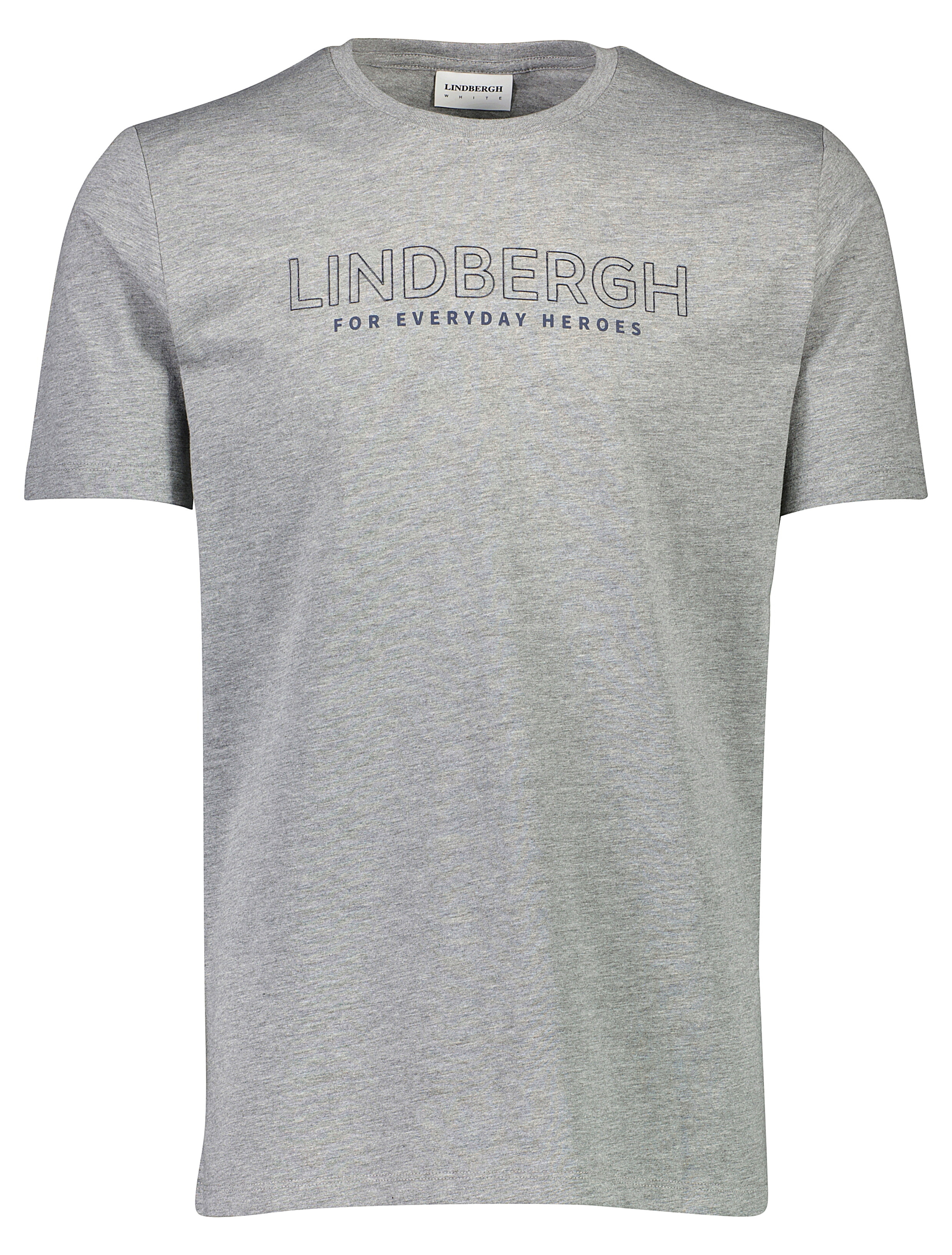 Lindbergh T-Shirt grau / grey mel